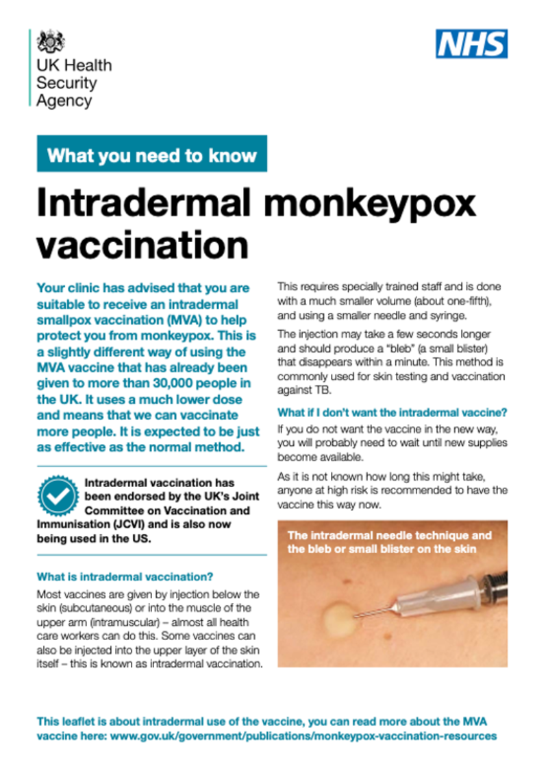 intradermal vaccination