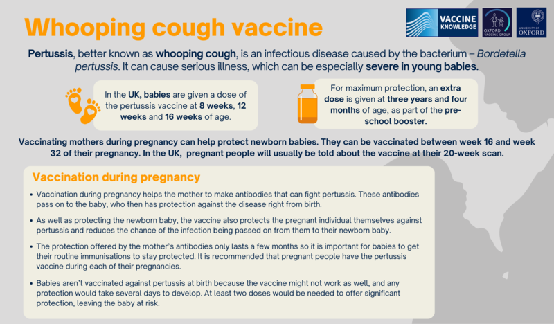 whooping cough vaccine